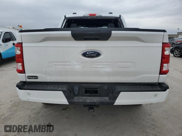 2021 Ford F-150 XL with VIN 1FTEW1C53MKD96985, listed as a Copart auction lot 46231075 with 0 mi miles and Salvage Title. Bid and sale history available at carsss.com. Image 6.