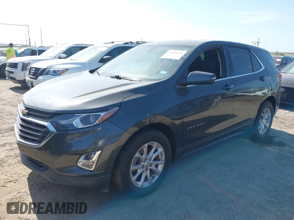 2019 Chevrolet Equinox LT with VIN 3GNAXKEV2KL178781, listed as a IAAI auction lot 42054926 with Not Provided miles and . Bid and sale history available at DreamBid. Image 2.