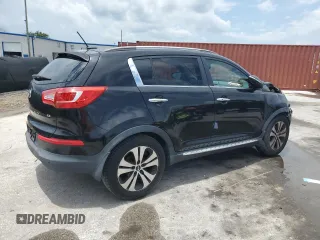 2012 Kia Sportage EX with VIN KNDPC3A21C7303209, listed as a Copart auction lot 58733605 with 189,587 mi miles and Salvage title. Bid and sale history available at DreamBid. Image 3.