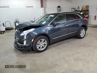 2020 Cadillac XT5 Luxury FWD with VIN 1GYKNAR43LZ224735, listed as a Copart auction lot 52400525 with 37,196 mi miles and Salvage title. Bid and sale history available at DreamBid. Image 1.