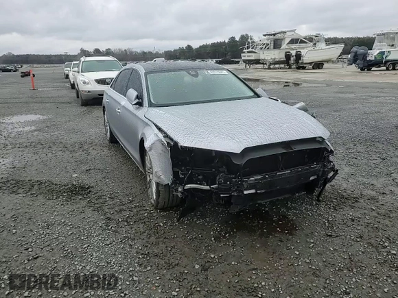2015 Audi A8 L 4.0T with VIN WAU32AFD2FN019083, listed as a Copart auction lot 45976045 with 83,724 mi miles and Salvage Title. Bid and sale history available at carsss.com. Image 10.