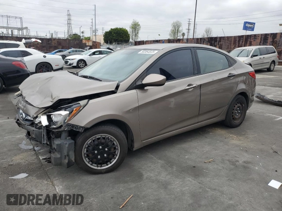 2012 Hyundai Accent GLS z VIN KMHCT4AE9CU187186, wystawiony jako Copart lot #50364835 z przebiegiem 85 638 mil mil oraz Szkody całkowita. Historia ofert i sprzedaży dostępna na DreamBid. Obrazek 1.