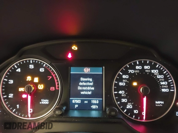 2016 Audi Q5 Premium Plus with VIN WA1L2AFP9GA067552, listed as a IAAI auction lot 41835343 with 67,503 mi miles. Bid and sale history available at carsss.com. Image 7.