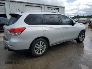 2015 Nissan Pathfinder Platinum with VIN 5N1AR2MN2FC622128, listed as a Copart auction lot 58955915 with Not provided miles and Salvage title. Bid and sale history available at DreamBid. Image 3.