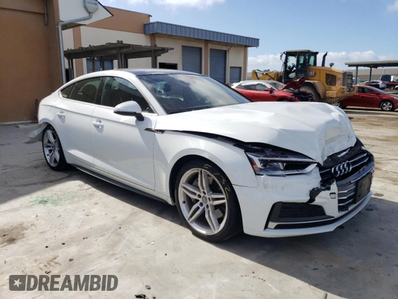 2018 Audi A5 Sportback Premium Plus with VIN WAUENCF50JA073292, listed as a Copart auction lot 71502713 with 39,232 mi miles. Bid and sale history available at carsss.com. Image 4.