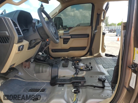 2021 Ford F-250 XL with VIN 1FT7W2BT5MED13702, listed as a Copart auction lot 54319455 with 66,973 mi miles and Salvage title. Bid and sale history available at DreamBid. Image 7.