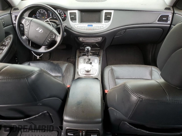 2012 Hyundai Genesis 5.0L R-Spec with VIN KMHGC4DH9CU192945, listed as a Copart auction lot 83800404 with 101,924 mi miles and Salvage Title. Bid and sale history available at carsss.com. Image 8.