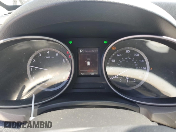 2018 Hyundai Santa Fe 2.4L with VIN 5NMZT3LB2JH076298, listed as a Copart auction lot 63461435 with 79,881 mi miles and Salvage title. Bid and sale history available at DreamBid. Image 9.