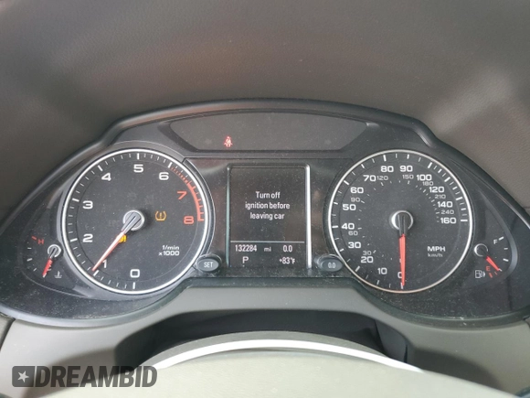 2013 Audi Q5 Premium Plus with VIN WA1LFAFP9DA008520, listed as a Copart auction lot 50175995 with 132,284 mi miles and Salvage Title. Bid and sale history available at carsss.com. Image 9.