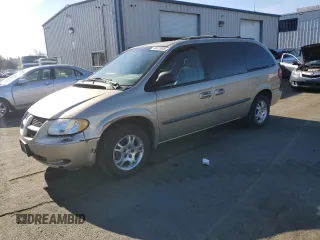 2002 Dodge Caravan EX with VIN 2B8GP74L72R693158, listed as a Copart auction lot 46673595 with 181,451 mi miles and Salvage Title. Bid and sale history available at carsss.com. Image 1.