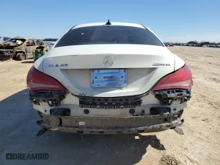 2014 Mercedes-Benz CLA-Class CLA 45 AMG with VIN WDDSJ5CB0EN060151, listed as a Copart auction lot 43410995 with 44,814 mi miles and Salvage Title. Bid and sale history available at carsss.com. Image 6.