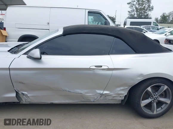 2015 Ford Mustang V6 with VIN 1FATP8EM5F5418946, listed as a IAAI auction lot 42375040 with 127,968 mi miles and . Bid and sale history available at DreamBid. Image 14.