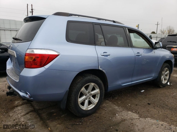 2009 Toyota Highlander with VIN JTEES41A792137271, listed as a Copart auction lot 47890735 with 126,042 mi miles and Salvage Title. Bid and sale history available at carsss.com. Image 3.