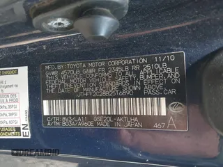 2011 Lexus IS 250 C with VIN JTHFF2C28B2516890, listed as a IAAI auction lot 42659330 with 205,911 mi miles and . Bid and sale history available at DreamBid. Image 9.
