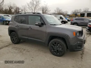2018 Jeep Renegade Altitude with VIN ZACCJBBB5JPH48064, listed as a Copart auction lot 49410825 with 57,315 mi miles and Salvage title. Bid and sale history available at DreamBid. Image 4.