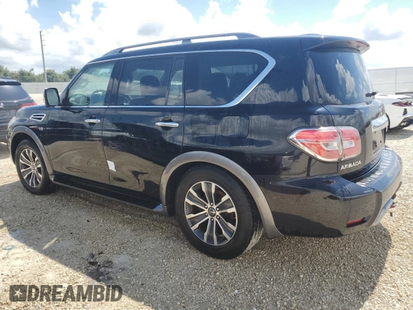 2019 Nissan Armada SV with VIN JN8AY2NC6K9588193, listed as a Copart auction lot 73824174 with Not Provided miles and Non Repairable. Bid and sale history available at carsss.com. Image 2.