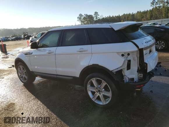 2012 Land Rover Range Rover Evoque Pure Plus with VIN SALVP2BG2CH627241, listed as a Copart auction lot 87898375 with 0 mi miles and Salvage Title. Bid and sale history available at carsss.com. Image 2.
