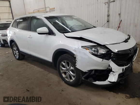 2015 Mazda CX-9 Sport with VIN JM3TB2BV9F0458308, listed as a Copart auction lot 53378565 with 176,095 mi miles and Salvage Title. Bid and sale history available at carsss.com. Image 4.