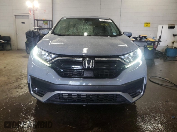 2022 Honda CR-V EX-L with VIN 2HKRW2H86NH605808, listed as a Copart auction lot 47107445 with 18,186 mi miles and Salvage Title. Bid and sale history available at DreamBid. Image 5.