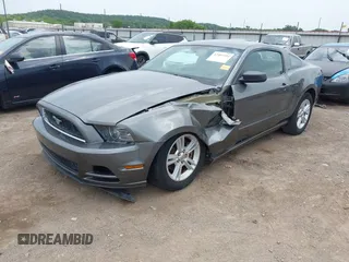 2013 Ford Mustang V6 with VIN 1ZVBP8AM7D5272040, listed as a IAAI auction lot 42407314 with 64,258 mi miles and . Bid and sale history available at DreamBid. Image 2.