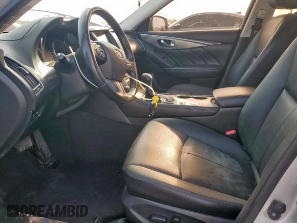 2016 Infiniti Q50 2.0t Premium with VIN JN1CV7AP3GM202596, listed as a Copart auction lot 50618035 with 135,679 mi miles and Salvage Title. Bid and sale history available at carsss.com. Image 7.