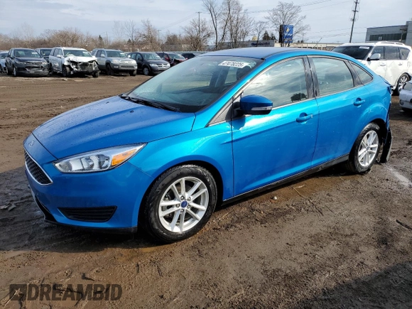 2016 Ford Focus SE with VIN 1FADP3F22GL358089, listed as a Copart auction lot 47478225 with 21,811 mi miles and Salvage Title. Bid and sale history available at carsss.com. Image 1.