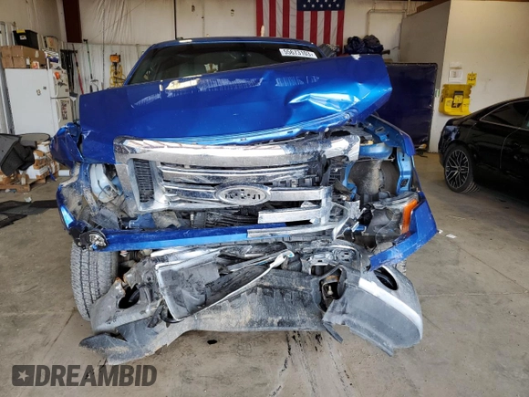 2012 Ford F-150 XL with VIN 1FTFW1ET5CFA59595, listed as a Copart auction lot 55673103 with Not provided miles and Salvage title. Bid and sale history available at DreamBid. Image 5.