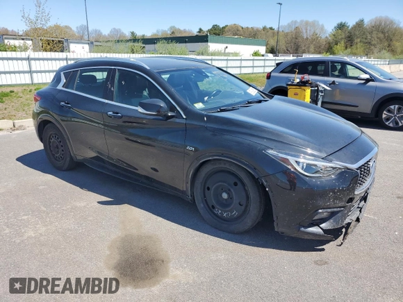 2017 Infiniti QX30 Premium z VIN SJKCH5CP2HA030731, wystawiony jako Copart lot #55099735 z przebiegiem 93 925 mil mil oraz Czysty tytuł • Clean title. Historia ofert i sprzedaży dostępna na DreamBid. Obrazek 4.