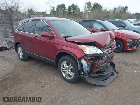 2011 Honda CR-V EX-L with VIN 5J6RE4H77BL012532, listed as a IAAI auction lot 42101102 with 50,965 mi miles. Bid and sale history available at carsss.com. Image 1.