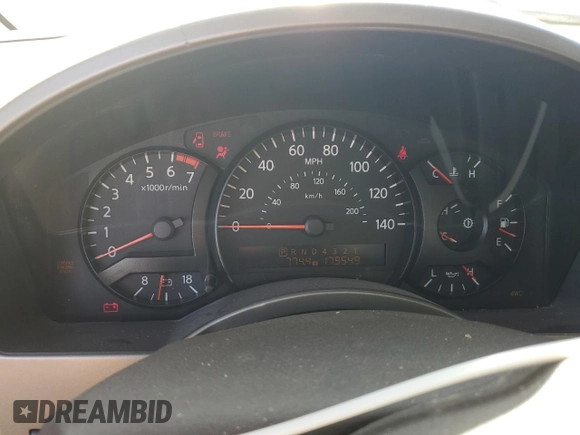 2004 Nissan Titan SE with VIN 1N6AA06B84N577326, listed as a Copart auction lot 59724355 with 179,549 mi miles and Salvage title. Bid and sale history available at DreamBid. Image 9.