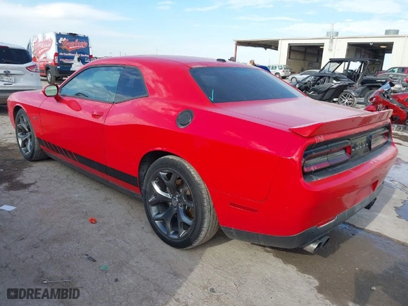 2015 Dodge Challenger R/T with VIN 2C3CDZAT2FH911390, listed as a IAAI auction lot 40882976 with 102,028 mi miles. Bid and sale history available at carsss.com. Image 3.