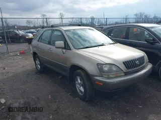1999 Lexus RX 300 Luxury SUV with VIN JT6HF10U6X0054124, listed as a IAAI auction lot 41566201 with 220,462 mi miles. Bid and sale history available at carsss.com. Image 1.