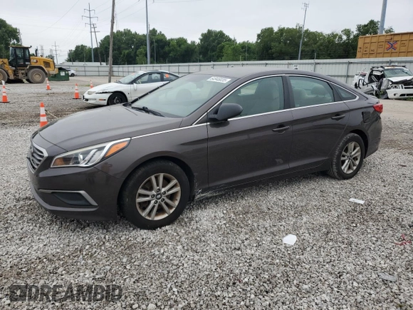 2016 Hyundai Sonata SE with VIN 5NPE24AF0GH350025, listed as a Copart auction lot 64948035 with 136,749 mi miles and Clean title. Bid and sale history available at DreamBid. Image 1.