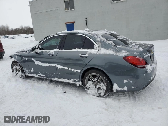 2020 Mercedes-Benz C 300 with VIN 55SWF8EB2LU328929, listed as a Copart auction lot 87035954 with 31,709 mi miles and Salvage title. Bid and sale history available at DreamBid. Image 2.