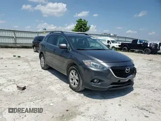 2014 Mazda CX-9 Touring with VIN JM3TB3CA6E0441708, listed as a Copart auction lot 61143785 with 173,562 mi miles and Salvage title. Bid and sale history available at DreamBid. Image 14.
