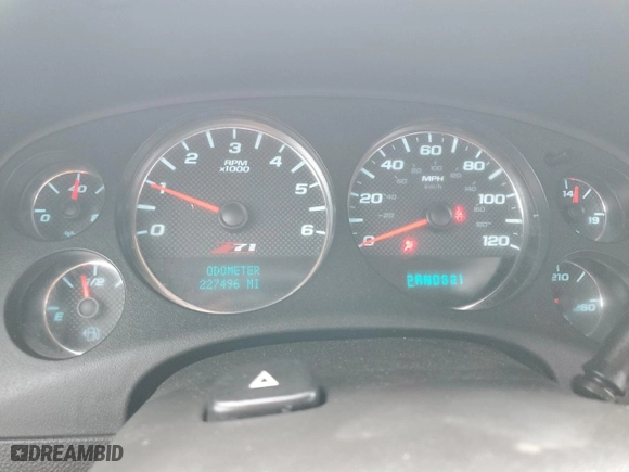 2008 GMC Sierra 1500 Work Truck with VIN 2GTEK13M581176210, listed as a Copart auction lot 47172515 with 227,496 mi miles and Salvage Title. Bid and sale history available at carsss.com. Image 9.