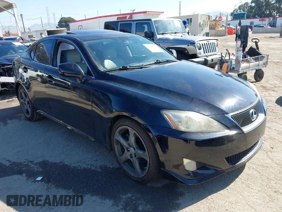2007 Lexus IS 250 with VIN JTHBK262672056822, listed as a IAAI auction lot 42014362 with 125,375 mi miles and . Bid and sale history available at DreamBid. Image 1.