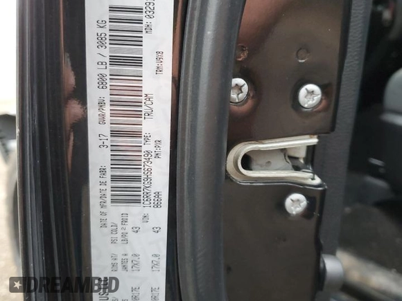 2017 Ram 1500 Tradesman with VIN 1C6RR7KG9HS673490, listed as a Copart auction lot 77996694 with 145,746 mi miles and Salvage title. Bid and sale history available at DreamBid. Image 12.