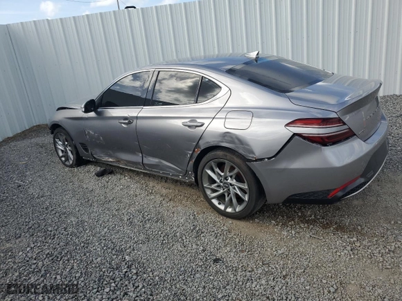2022 Genesis G70 2.0T with VIN KMTG34TA6NU093254, listed as a Copart auction lot 89368965 with 43,699 mi miles and Non Repairable. Bid and sale history available at carsss.com. Image 2.