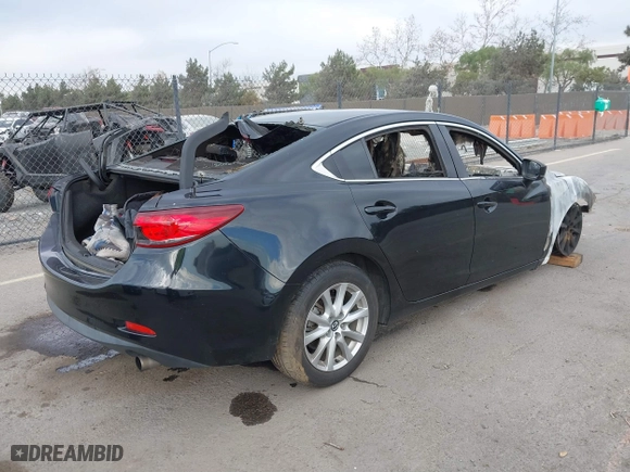 2017 Mazda Mazda6 Sport with VIN JM1GL1U58H1131328, listed as a IAAI auction lot 41338261 with 1 mi miles. Bid and sale history available at carsss.com. Image 4.