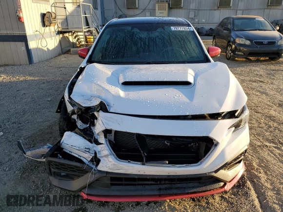 2022 Subaru WRX Premium with VIN JF1VBAH60N8005213, listed as a Copart auction lot 79777854 with 30,182 mi miles and Salvage Title. Bid and sale history available at carsss.com. Image 5.