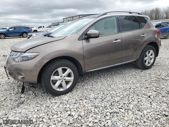 2010 Nissan Murano SL with VIN JN8AZ1MW9AW126133, listed as a Copart auction lot 53648625 with 51,334 mi miles and Clean Title. Bid and sale history available at carsss.com. Image 1.