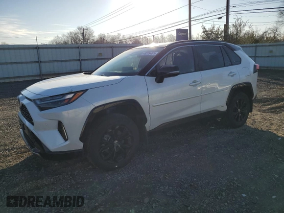 2024 Toyota RAV4 Hybrid XSE with VIN JTME6RFV2RD561964, listed as a Copart auction lot 48209465 with 47,028 mi miles and Salvage Title. Bid and sale history available at carsss.com. Image 1.