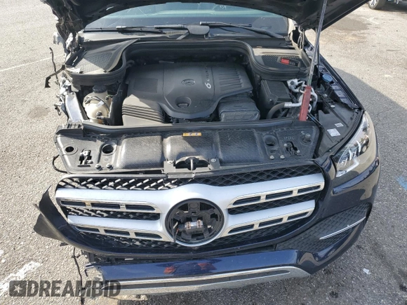 2021 Mercedes-Benz GLS 450 with VIN 4JGFF5KE9MA380689, listed as a Copart auction lot 43480605 with 52,217 mi miles and Salvage title. Bid and sale history available at DreamBid. Image 14.