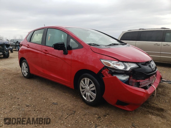 2016 Honda Fit LX with VIN JHMGK5H53GX021057, listed as a Copart auction lot 52970725 with 38,181 mi miles and Salvage title. Bid and sale history available at DreamBid. Image 4.