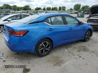 2024 Nissan Sentra SV with VIN 3N1AB8CV8RY220416, listed as a Copart auction lot 58058615 with 15,813 mi miles and Salvage title. Bid and sale history available at DreamBid. Image 3.