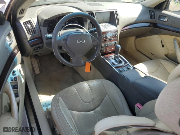 2011 Infiniti G37 Convertible with VIN JN1CV6FE9BM951221, listed as a Copart auction lot 68684104 with 128,161 mi miles and Salvage Title. Bid and sale history available at carsss.com. Image 8.