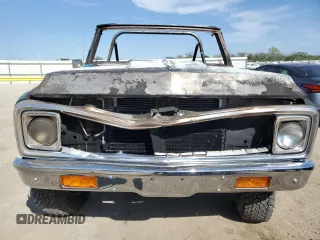 1972 Chevrolet Blazer z VIN CKE182F169586, wystawiony jako Copart lot #53123225 z przebiegiem Nie podano mil oraz Szkoda całkowita • Salvage title. Historia ofert i sprzedaży dostępna na DreamBid. Obrazek 5.