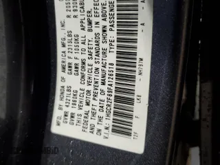 2015 Honda Accord EX-L z VIN 1HGCR2F89FA126518, wystawiony jako Copart lot #55673485 z przebiegiem 124 028 mil mil oraz Szkoda całkowita • Salvage title. Historia ofert i sprzedaży dostępna na DreamBid. Obrazek 13.