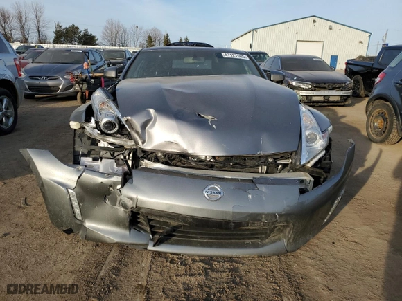 2017 Nissan 370Z with VIN JN1AZ4EH6HM952752, listed as a Copart auction lot 47127605 with 45,850 mi miles and Salvage Title. Bid and sale history available at carsss.com. Image 5.